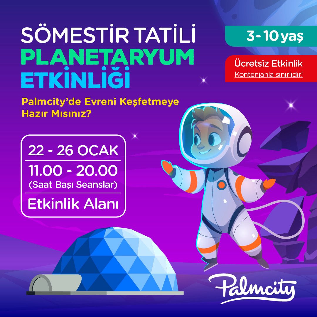 Sömestir Tatili Planetaryum Etkinliği